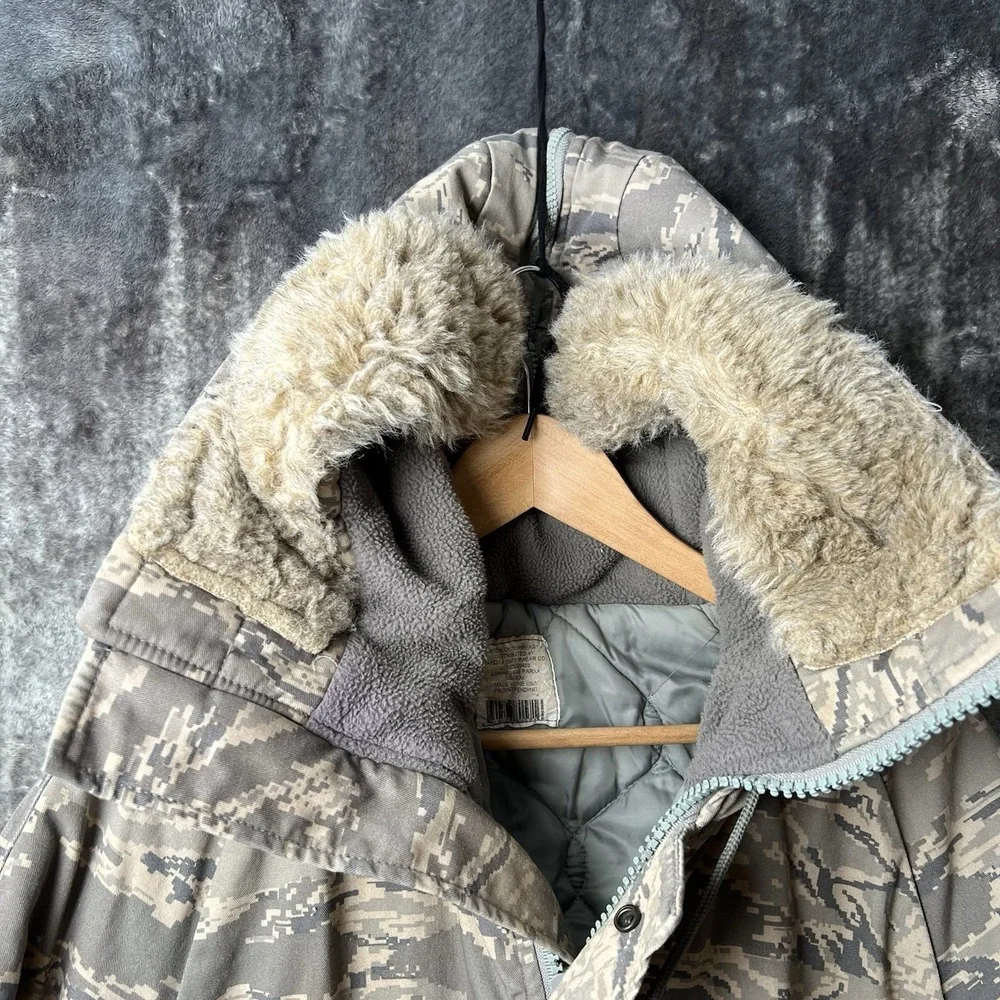 Dakota Outerwear US Military 4308 ABU N3B Parka‎ Split Fur Trim Hood Jacket M